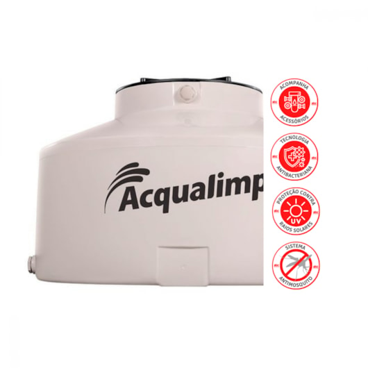Caixa D`Água De Polietileno Água Limpa 500l Acqualimp - Imagem principal - eafeb530-87f8-4064-96cf-06cf83194e1a